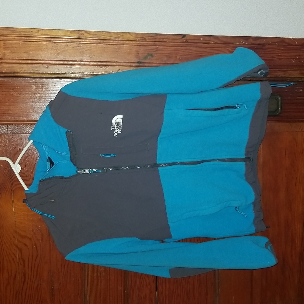 Womans, Turquoise, Small North Face sweater